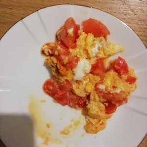 トマト卵焼き